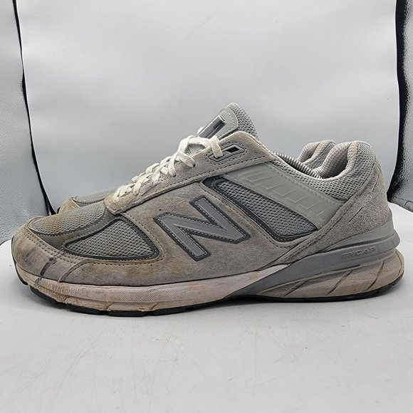 New Balance 990v5 Mens 12(4E) Grey White Athletic Running Shoes Suede M990GL5 - Picture 5 of 15